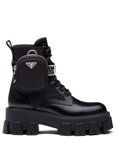 botas prada mujer largas|prada platform booties.